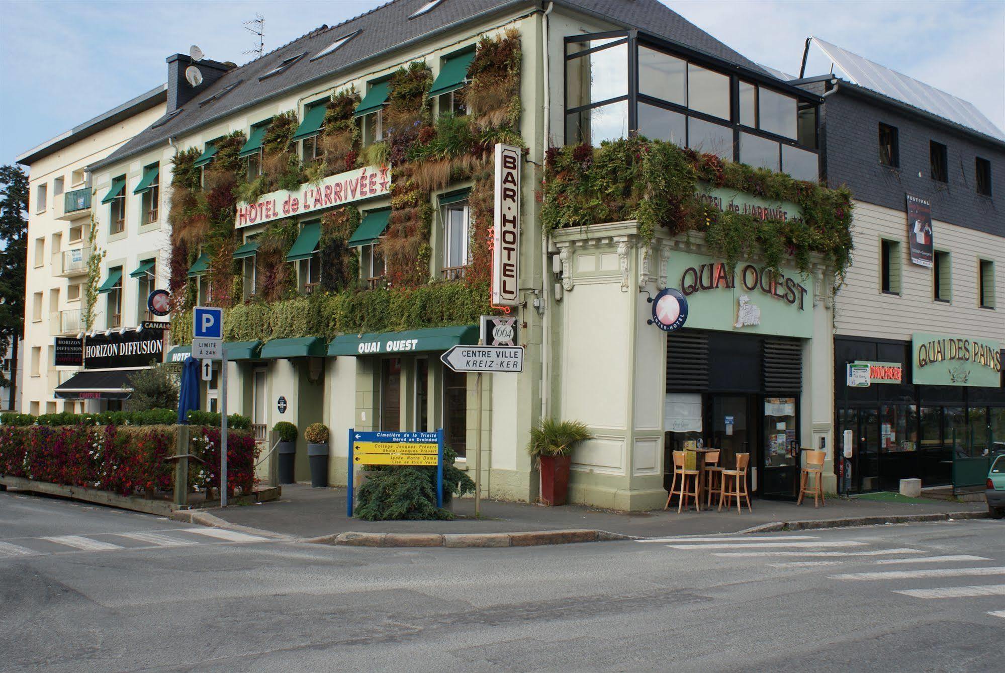 Hotel De L'Arrivee Guingamp Exterior foto